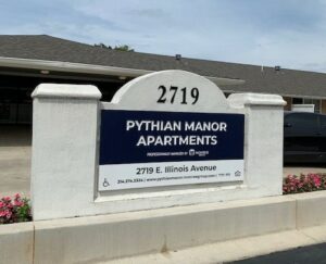Pythian Manor Monument Sign ()